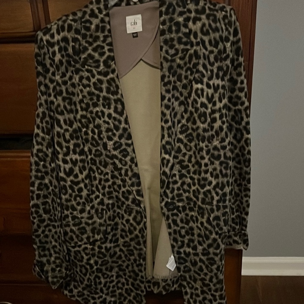 Jungle leopard jacket worn 1 x